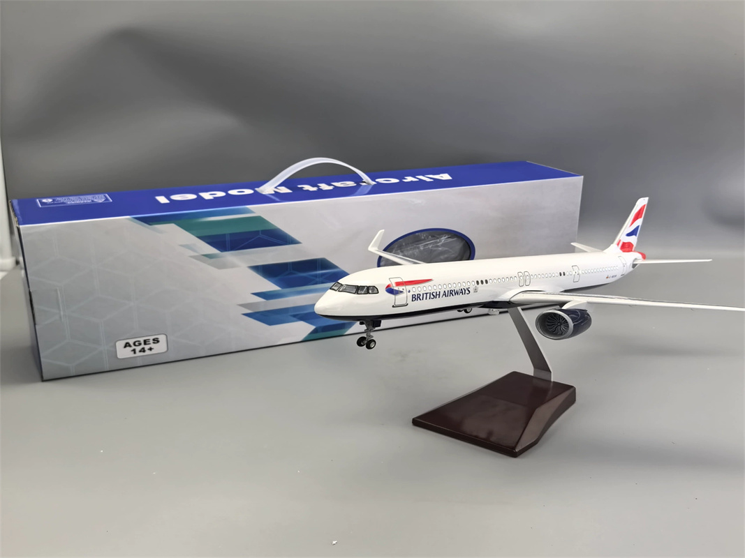 Model Kit Aircraft - Uçak Reçine 1/100 Ölçekli 321neo A321
