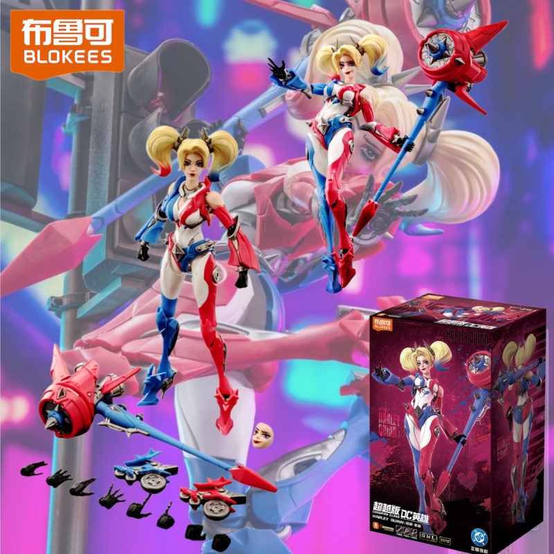 Model Kit Harley Quinn - Yeni Blokees DC Süper Kahraman Harley