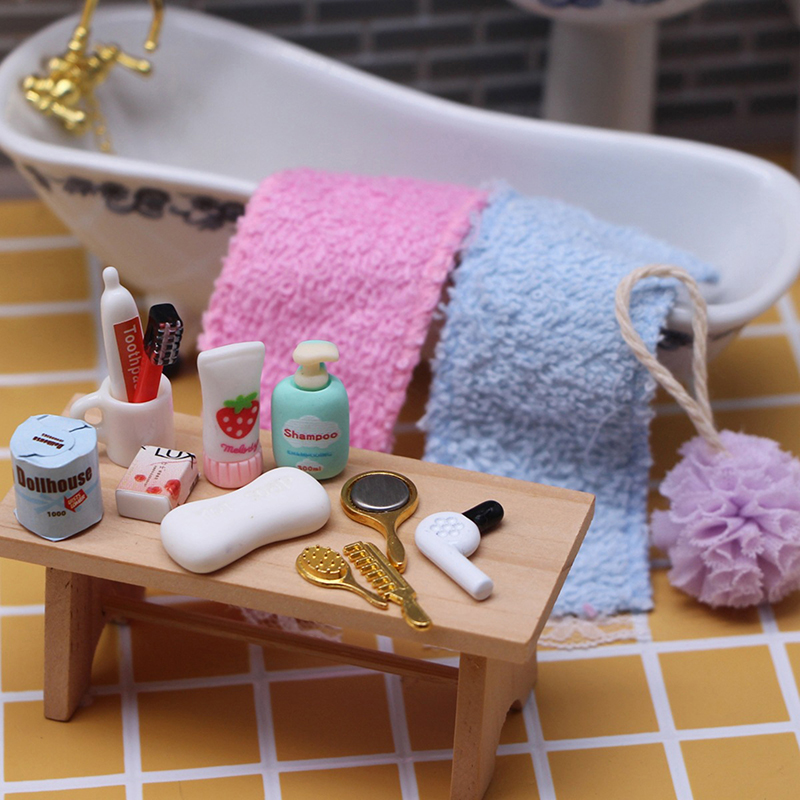 Model Kit Tool - Bebek Evi Minyatür Pratik Banyo Aksesuarı