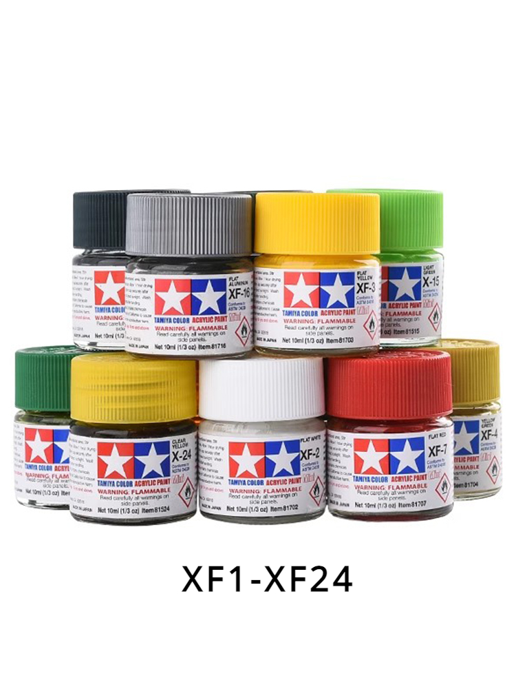 Tamiya Model Paint Set - TAMIYA akrilik boya XF1-XF24 düz/mat renkler