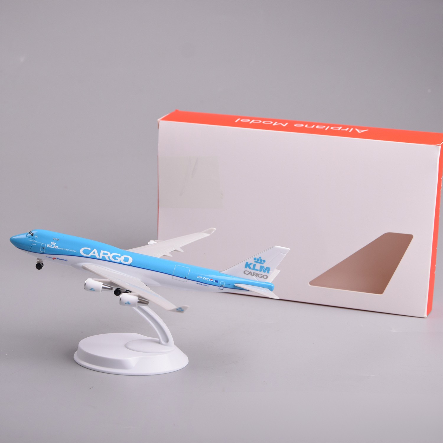 Model Kit Planes - 20cm Minyatür Uçak KLM B747 Kargo