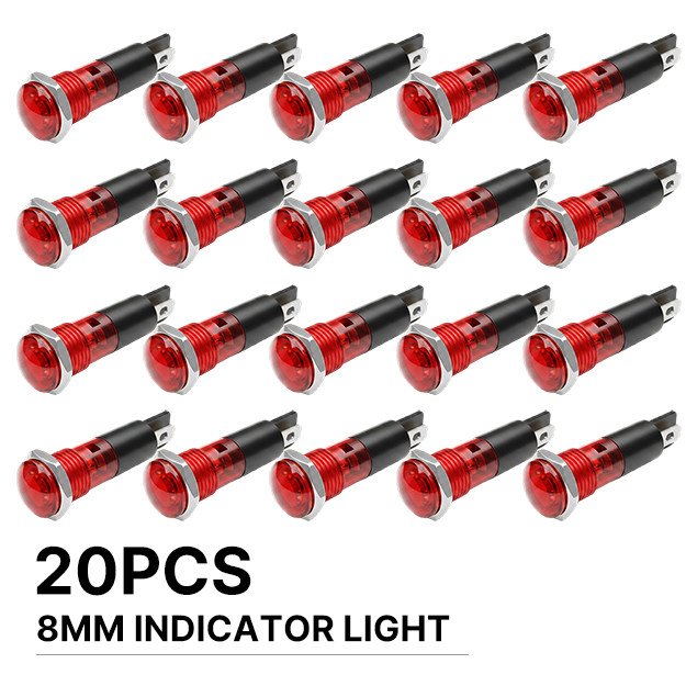 Panel Line Marker - FILN 20 adet 8mm LED gösterge