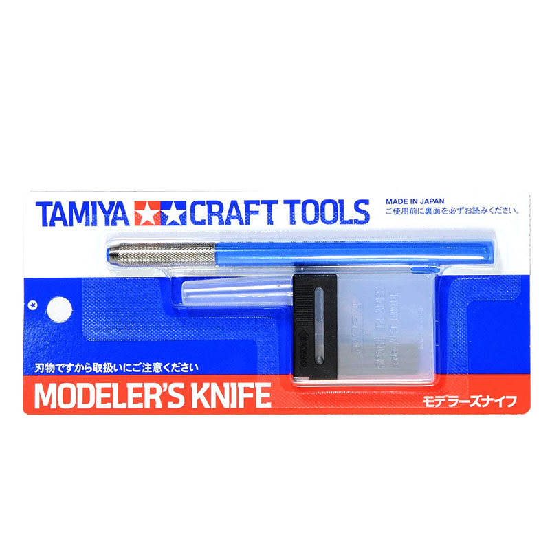 Tamiya Model Paint Set - TAMIYA 69943 Modeler bıçağı (mavi) 25