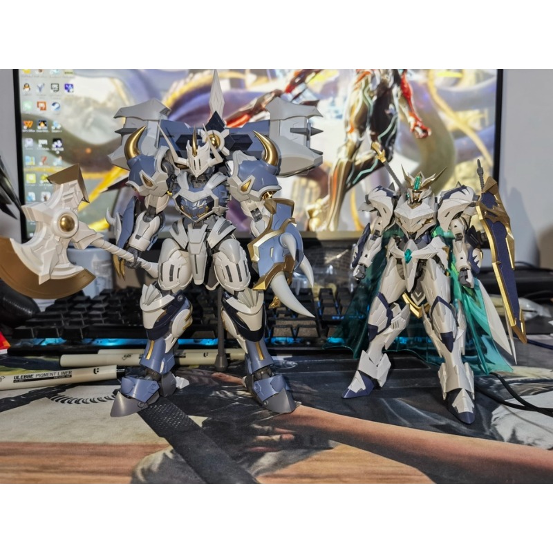 Model Kit Galahad - SNAA 1/144 SC-010 Öfkeli Warhammer Galahad