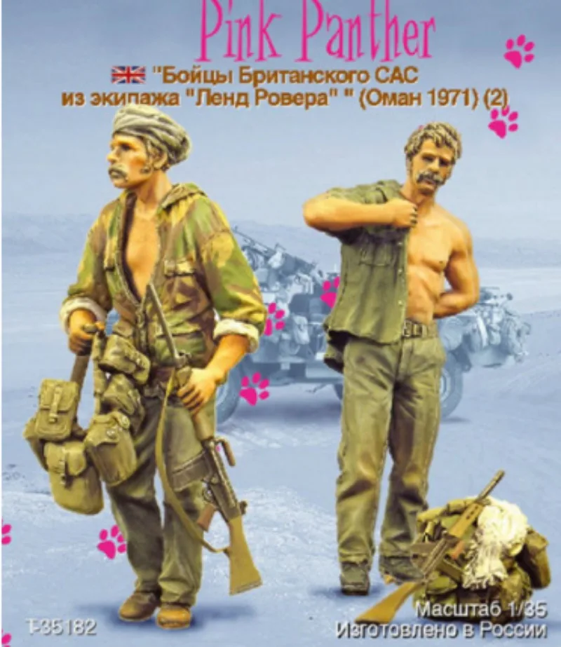 Model Kit Warhammer - 1/35 ölçekli reçine şekilli kalıp kiti