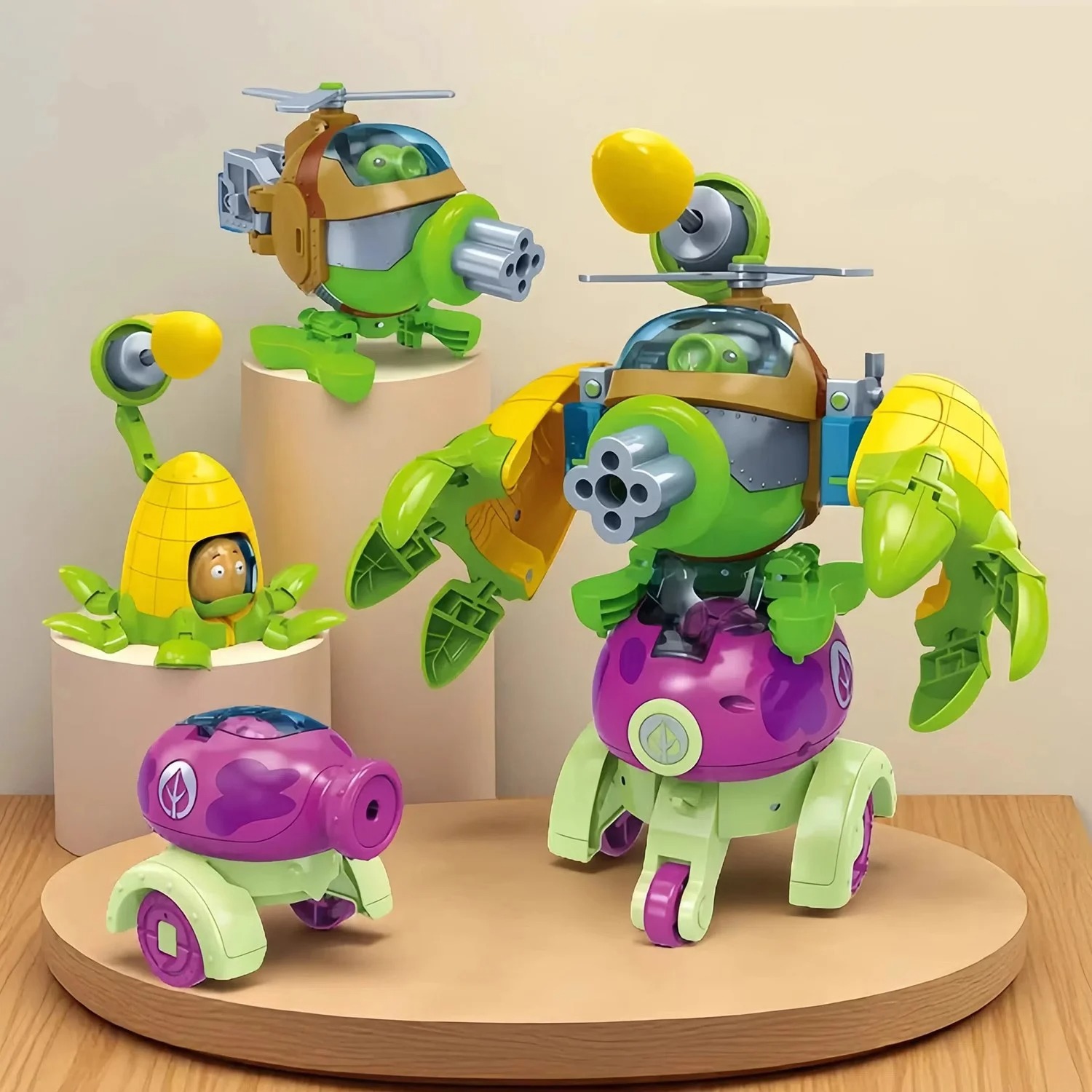 Model Kit Zombie - 2025 Yeni Bitkiler vs. Zombiler Robot