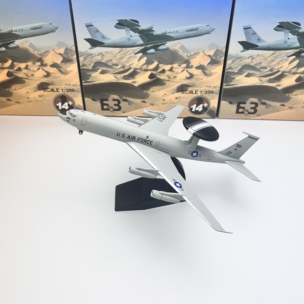 Model Kit Aircraft - 1/200 Ölçekli E3 Uçak Döküm Bitmiş