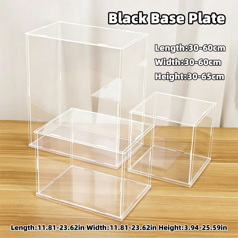 Model Kit Display - Şeffaf Akrilik Vitrin Kutusu Toz Kapağı