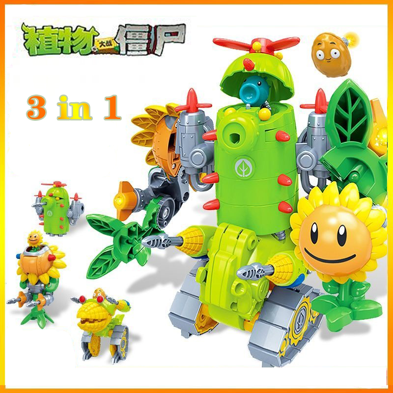 Model Kit Zombie - 2024 Yeni Bitkiler Vs. Zombiler Robot
