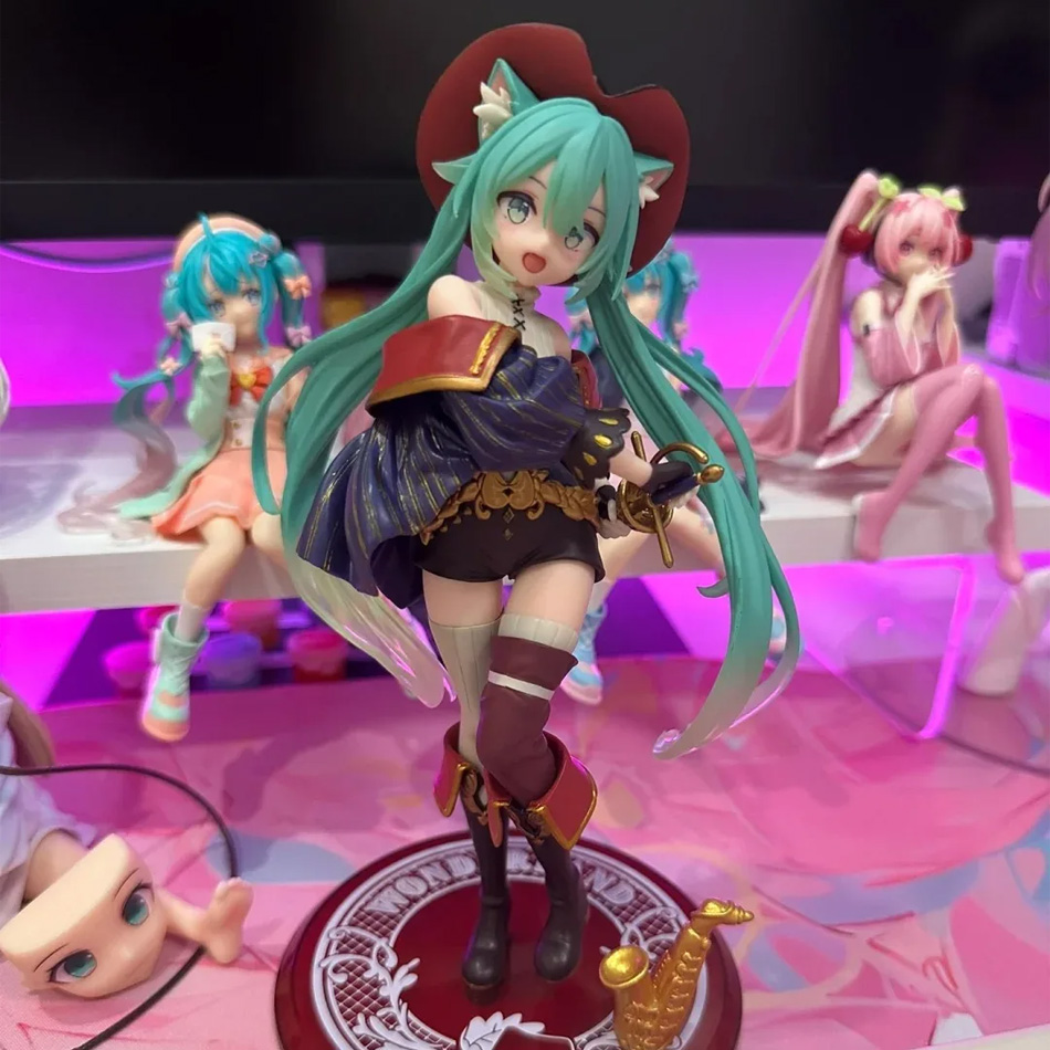 Model Kit Anime Girl - Hatsune Miku Masaüstü Sevimli Aksiyon Figürü