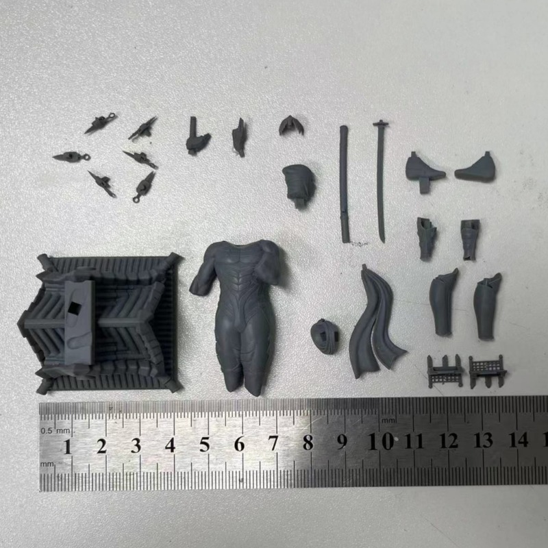 1/24 minyatür siyah Robe Ninja - Model Kit Ninja incelemesi ve fiyatı