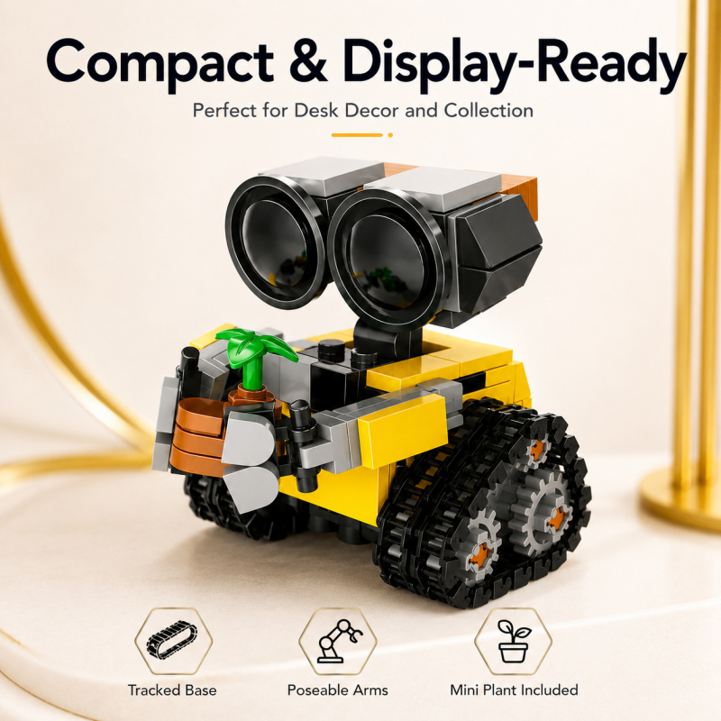 Mini Robot Yapı Blokları Seti, - Model Kit Display incelemesi ve fiyatı