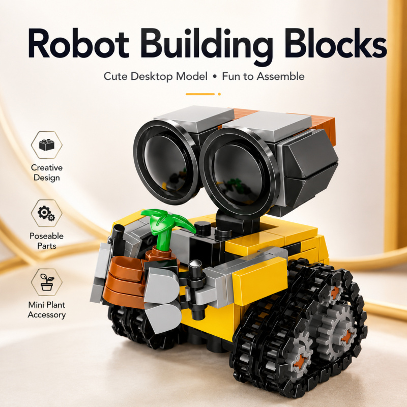 Mini Robot Yapı Blokları Seti, - Model Kit Display incelemesi ve fiyatı