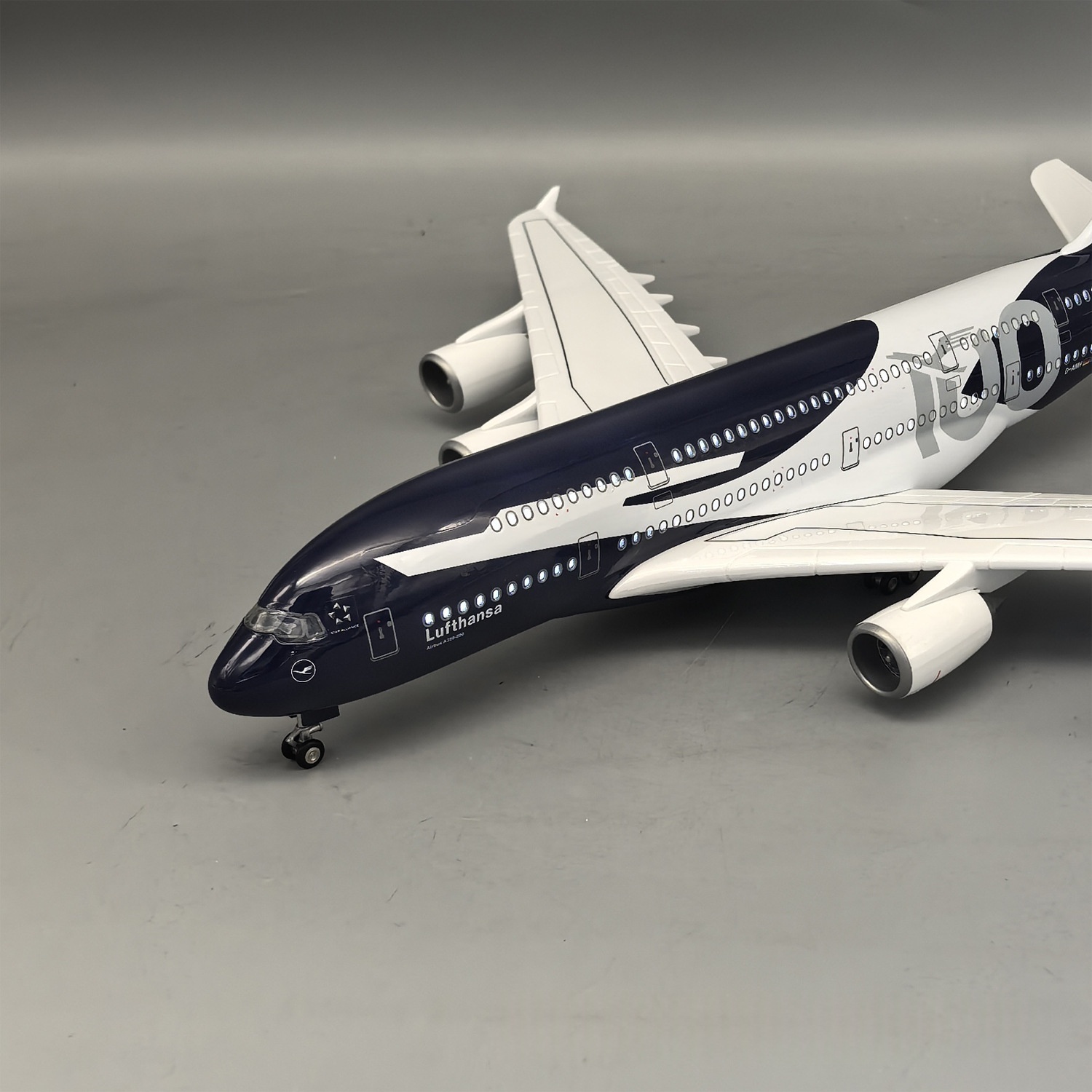 Yeni 45cm Lufthansa A380 100 Y - Model Kit Planes incelemesi ve fiyatı