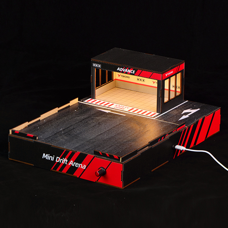 1:64 Ölçekli DIY Drift Pisti D - Model Kit Display incelemesi ve fiyatı