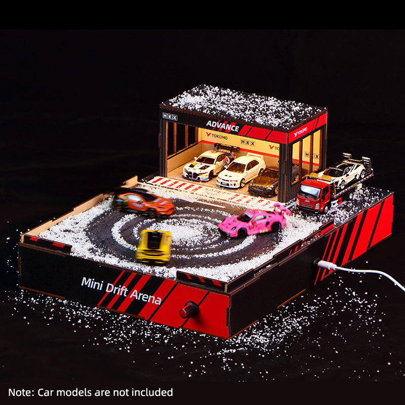 1:64 Ölçekli DIY Drift Pisti D - Model Kit Display incelemesi ve fiyatı