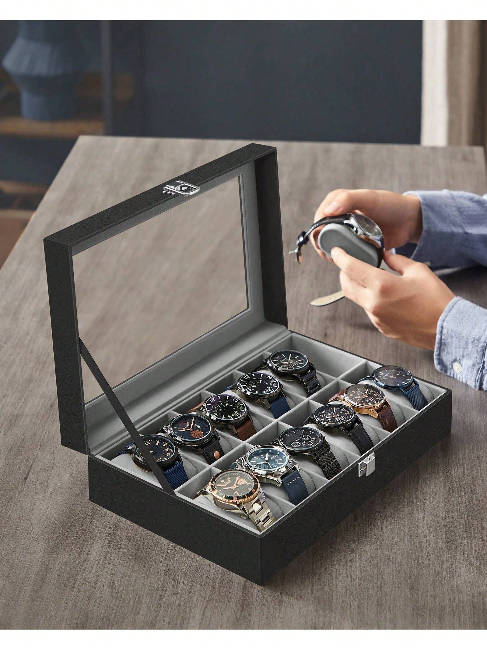 12 Yuvalı Kilitlenebilir Saat  - Model Kit Display incelemesi ve fiyatı