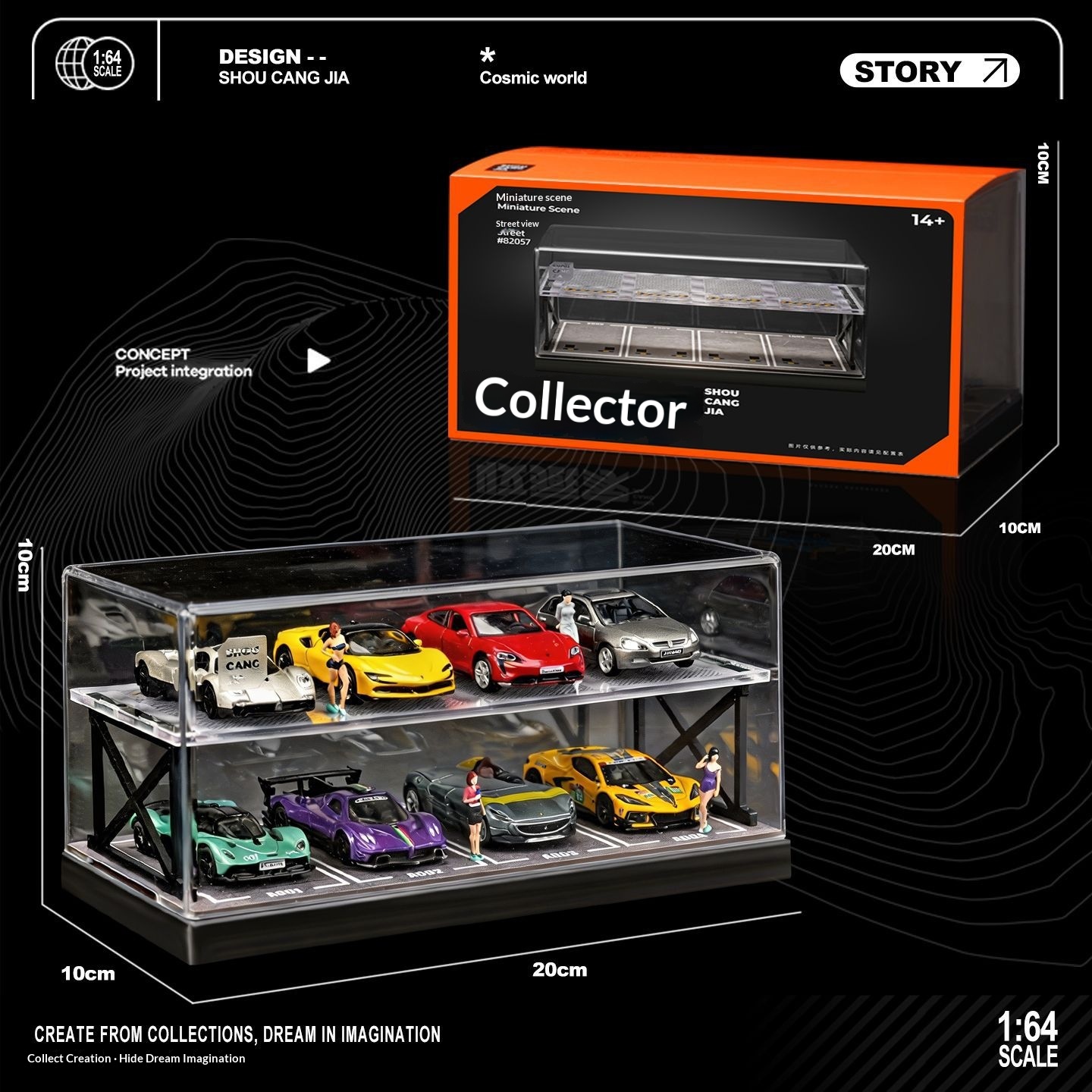 Koleksiyoncu 1:64 Ölçekli İki  - Model Kit Display incelemesi ve fiyatı