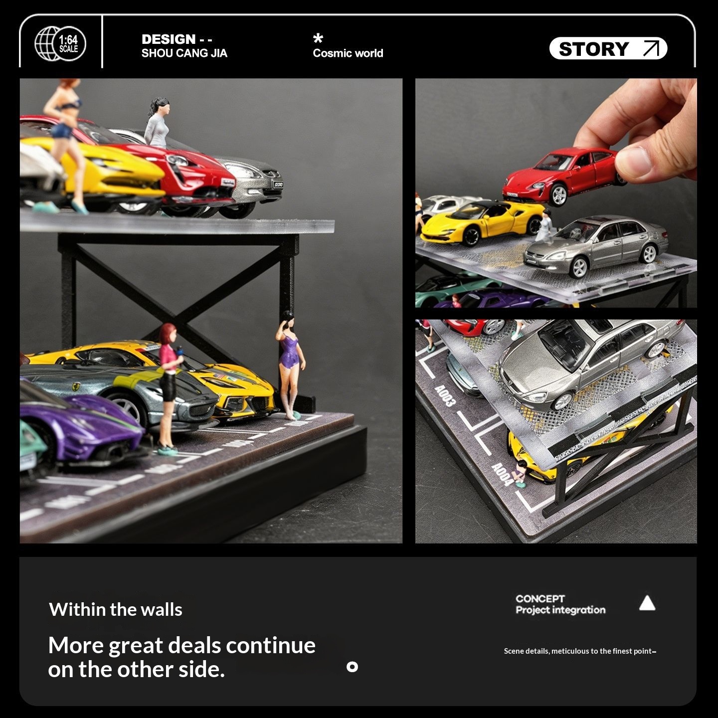 Koleksiyoncu 1:64 Ölçekli İki  - Model Kit Display incelemesi ve fiyatı