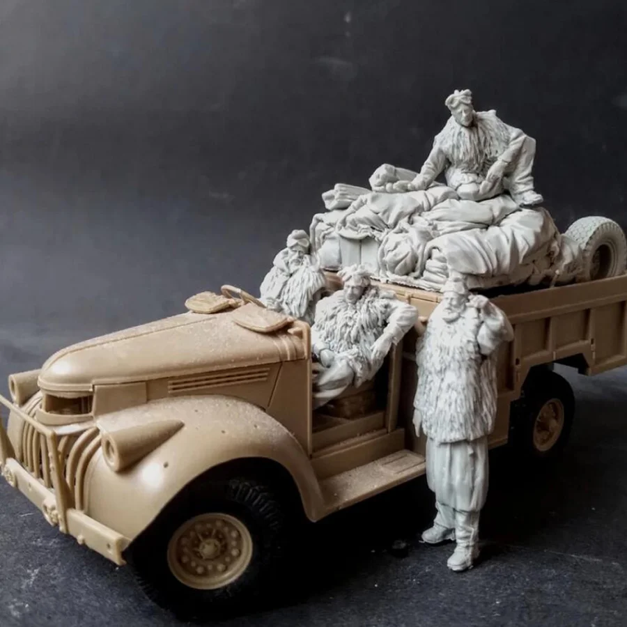 1/35 reçine şekilli kalıp kiti - Model Kit Cangdao incelemesi ve fiyatı